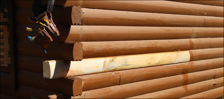 Log Home Damage Repair  Shenandoah County, Virginia