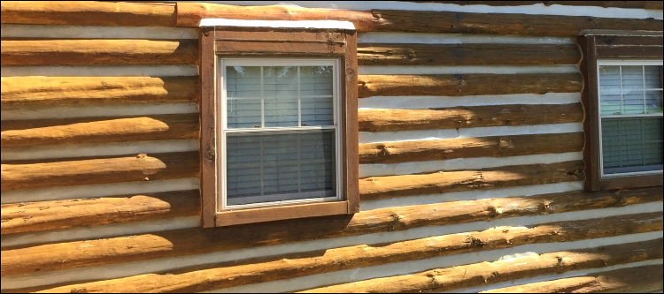 Log Home Whole Log Replacement  Basye, Virginia