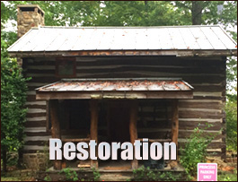 Historic Log Cabin Restoration  Shenandoah County, Virginia