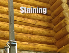  Shenandoah County, Virginia Log Home Staining